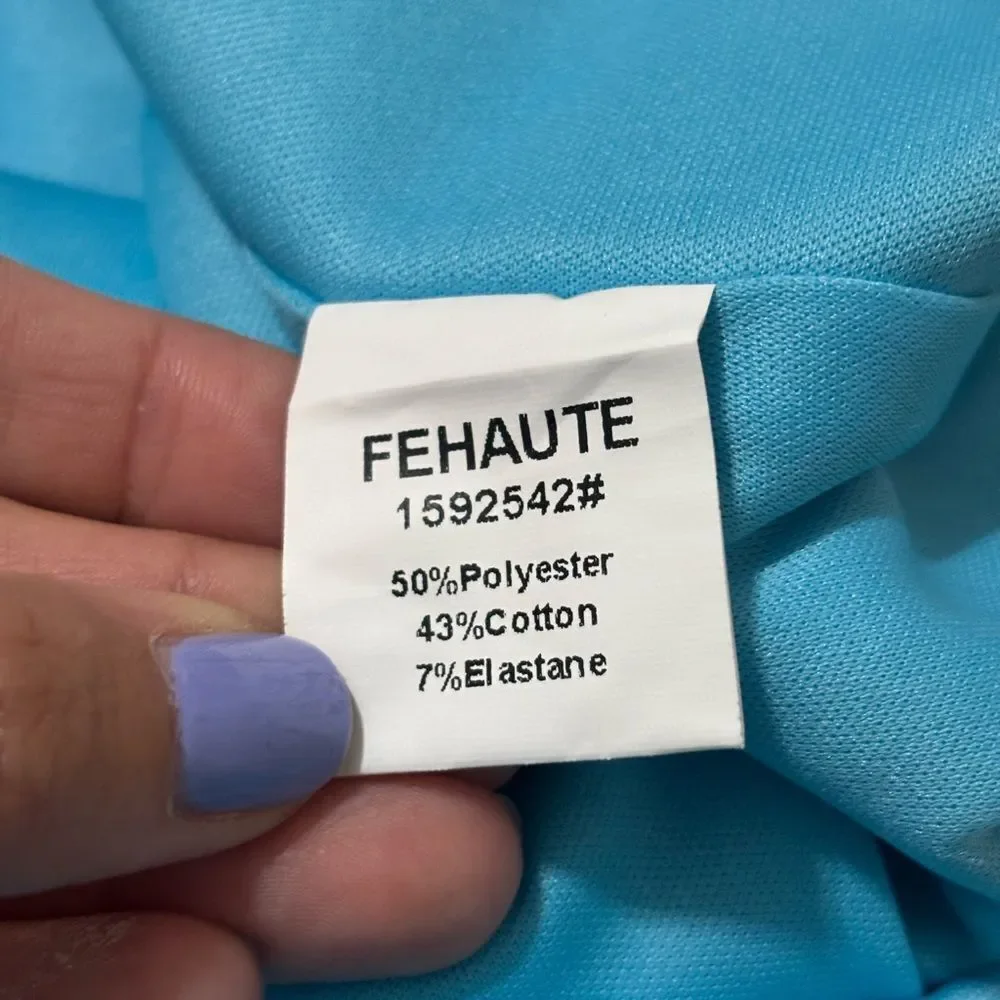 Fehaute Cowl Neck Ruched Cap Sleeve Sheath Midi Dress • Size 6 • - Picture 10 of 12